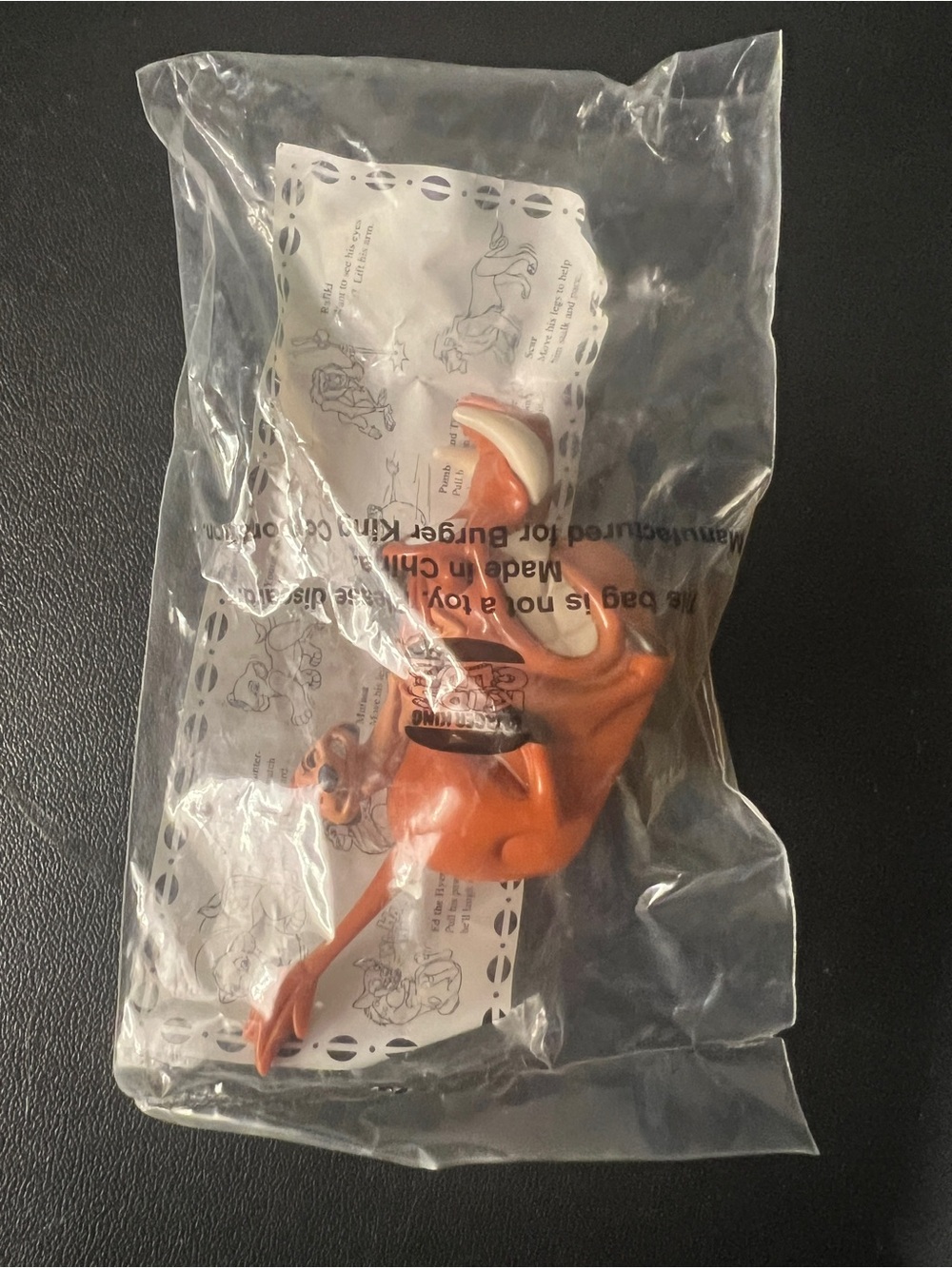 Vintage 1994 Timon and Pumbaa Lion King Burger King Kids Club Toy Disney SEALED